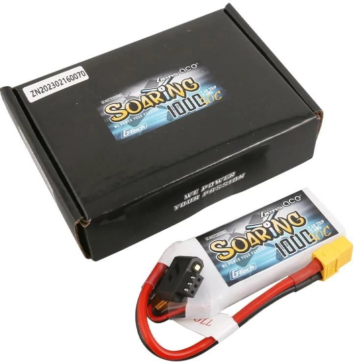 Bateri Gens Ace Soaring G-Tech 1000mAh 7.4V 30C XT60