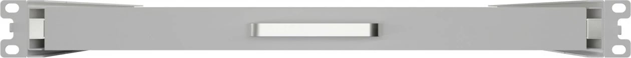 Raft tërheqës për kabinet RACK 19", Lanberg, AK-1021-S, 1U, thellësi 500 mm, ngarkesë 35 kg, gri RAL 7035