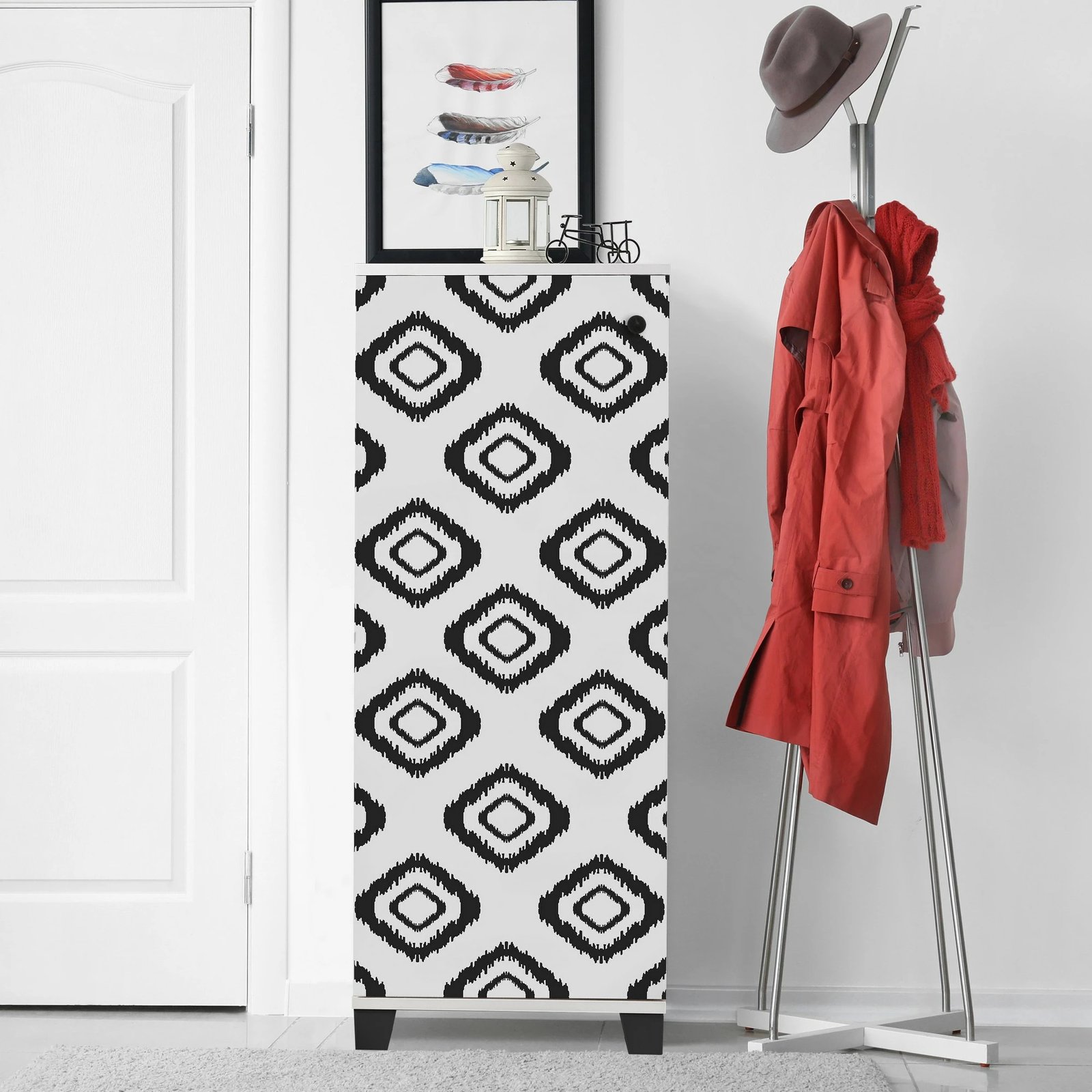 Dollap këpucësh Skye Decor, Filinta Fas, bardhë