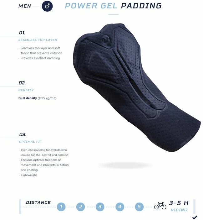 Shorce çiklizmi Rogelli HERO II, meshkuj, zi e kaltër