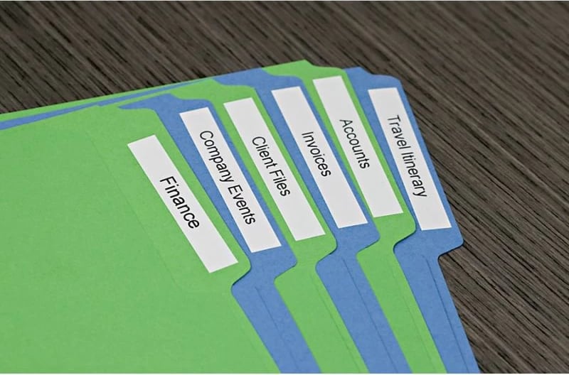 Shirit etiketime DYMO, i bardhë me të zezë