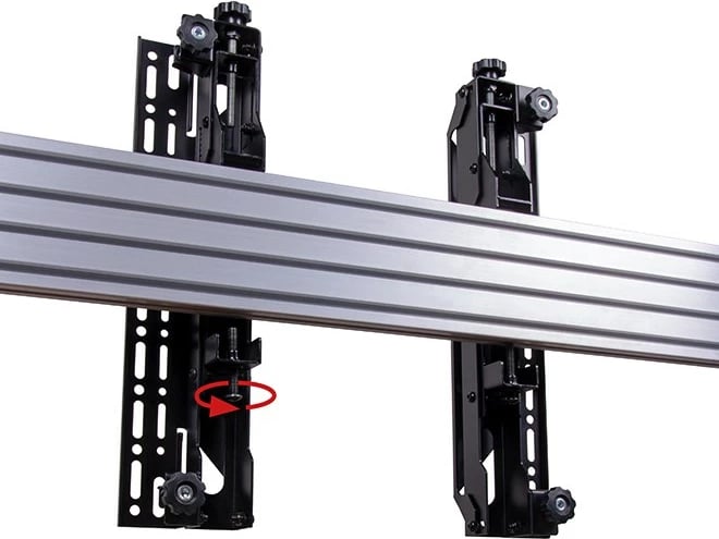 Krah montimi për ekran B TECH BT8390-VESA400MAF/B V2, për SYSTEM X, deri 70", i zi (set prej 2 copë)