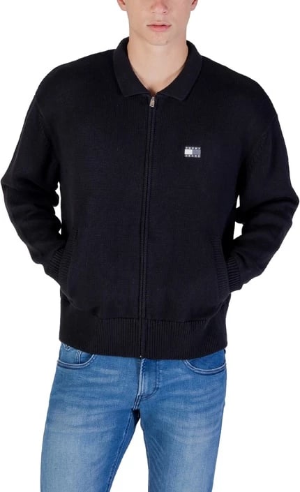 Xhemper Tommy Hilfiger Jeans për meshkuj, e zezë