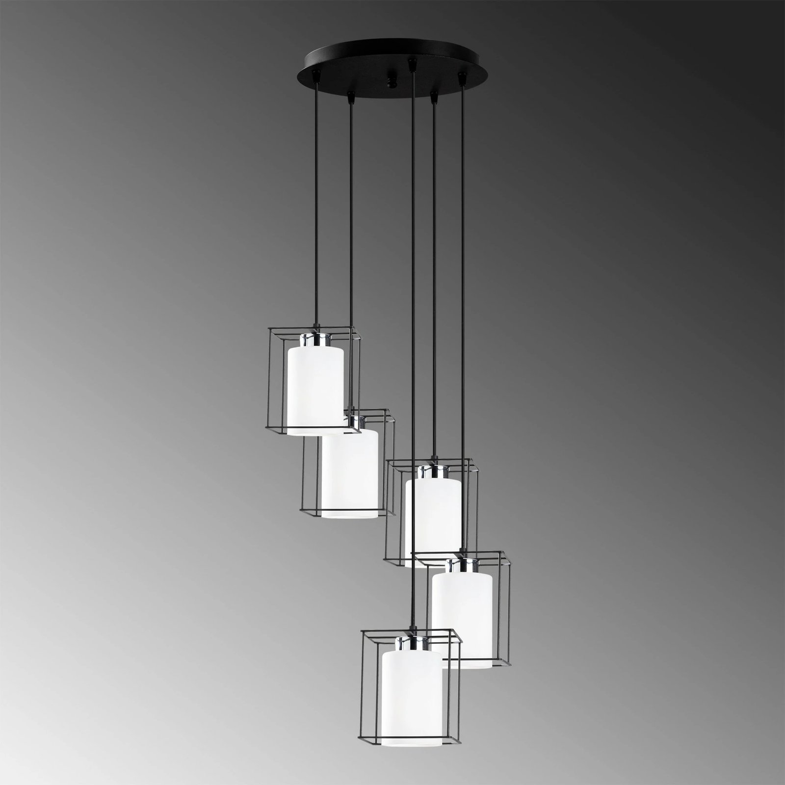 Llambë varëse Swank, e zezë, Opviq, 702-5S2