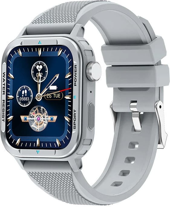 Smartwatch Colmi M41, 1.9", 230 mAh, për iOS/Android, Argjend