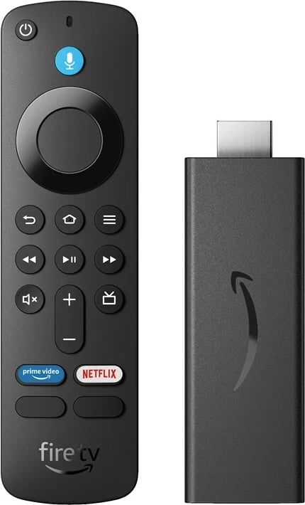 Pajisje streaming Amazon Fire TV Stick HD me Alexa Voice Remote, 8 GB, e zezë