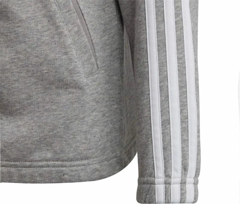 Duks me kapuç për fëmijë adidas, gri