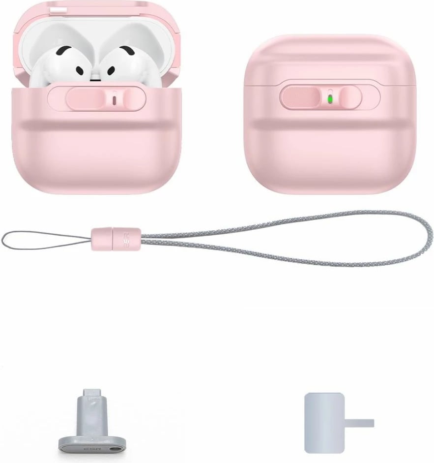 Mbështjellës ESR Pulse HaloLock MagSafe për AirPods 4, rozë