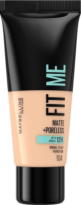 Krem pudër Maybelline Fit Me, Matte+Poreless, no.104, 30ml