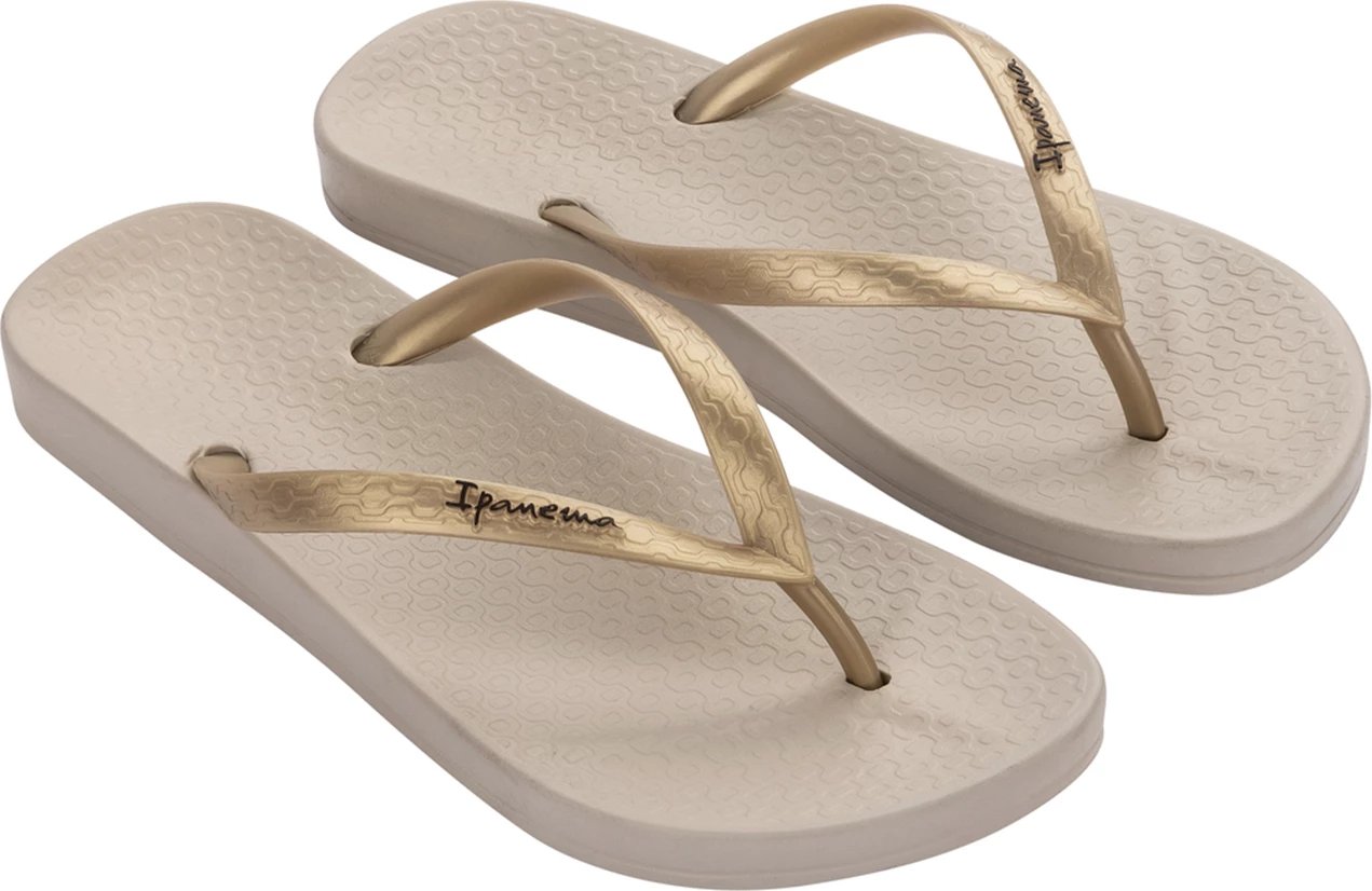 Papuqe për femra Ipanema, bezhë-gold