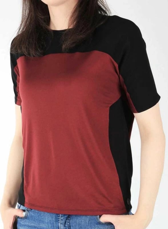 Maicë për femra Lee, e zezë/burgundy