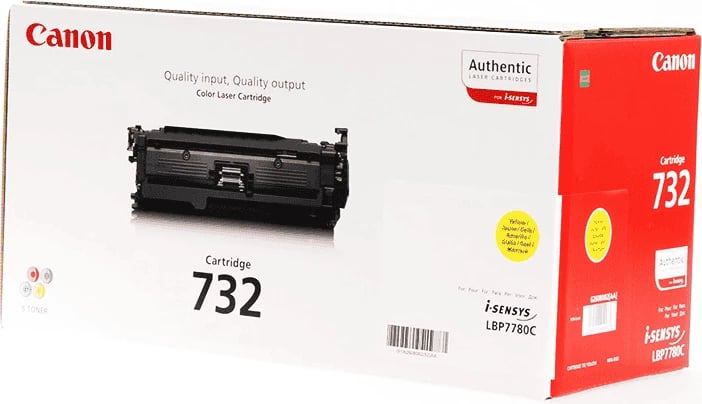 Toner, Canon 732 (6260B002) rendiment 6400 faqe, e verdhë