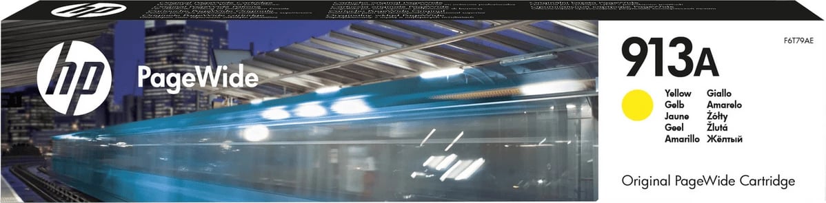 kartush bojë HP 913A F6T79AE 38 ml 3000 faqe PageWide verdhë