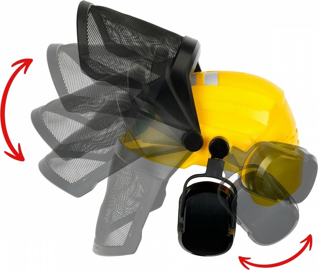 Set pylltari lodër, Klein Bosch 8197, sharrë me drita e zëra me bateri AA, helmetë e rregullueshme me vizor, doreza, shumëngjyrëshe, set