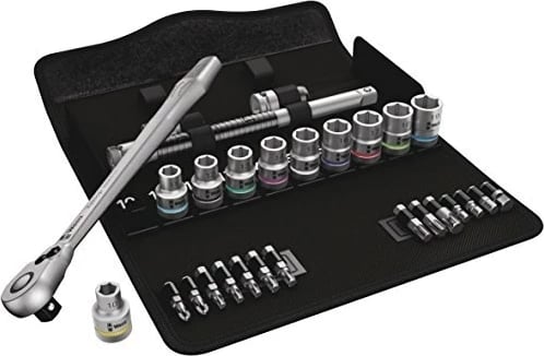 Set çelësash Wera 8100 SC 8, Ngjyrë e zezë