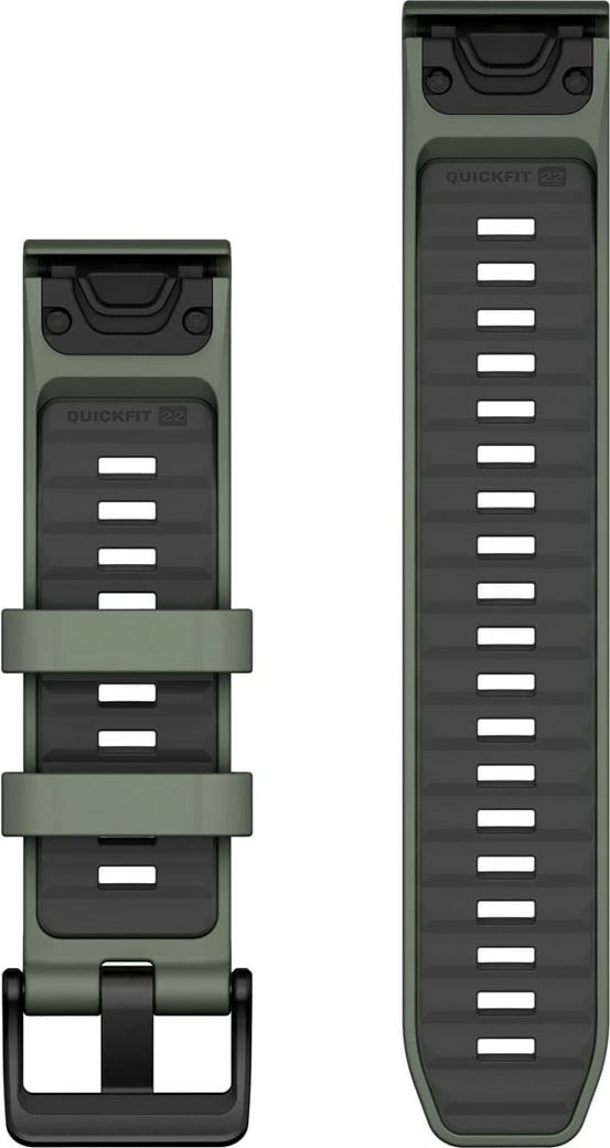 Rríp silikoni Garmin QuickFit për smartwatch, 22 mm, i gjelbër