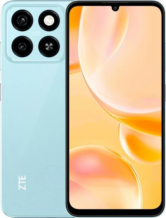 Celular ZTE Blade A55, 6.75", 4/128 GB, Android 14, Water Blue