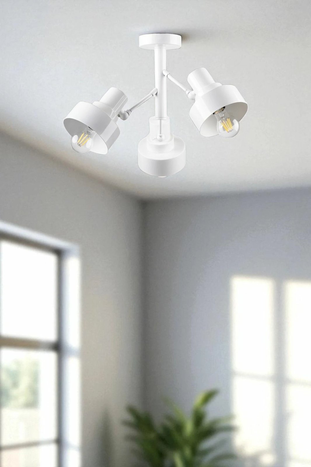 Llambadar Opviq, 8993-4, ngjyrë e bardhë