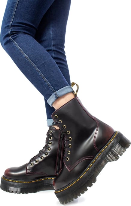 Çizme Dr. Martens femra bordeaux