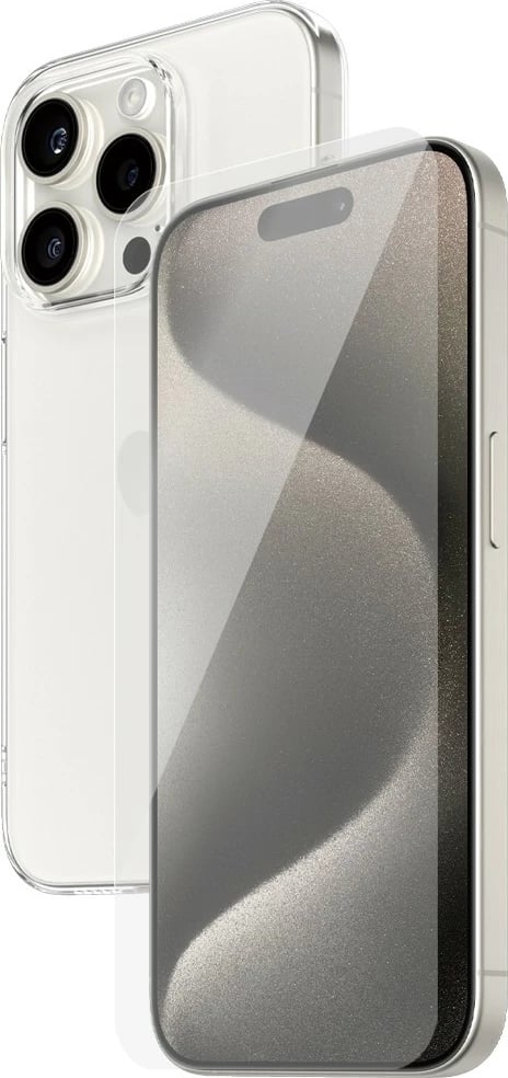 Mbështjellës PanzerGlass SAFE. 2-in-1-Pack për iPhone 15 Pro, transparent