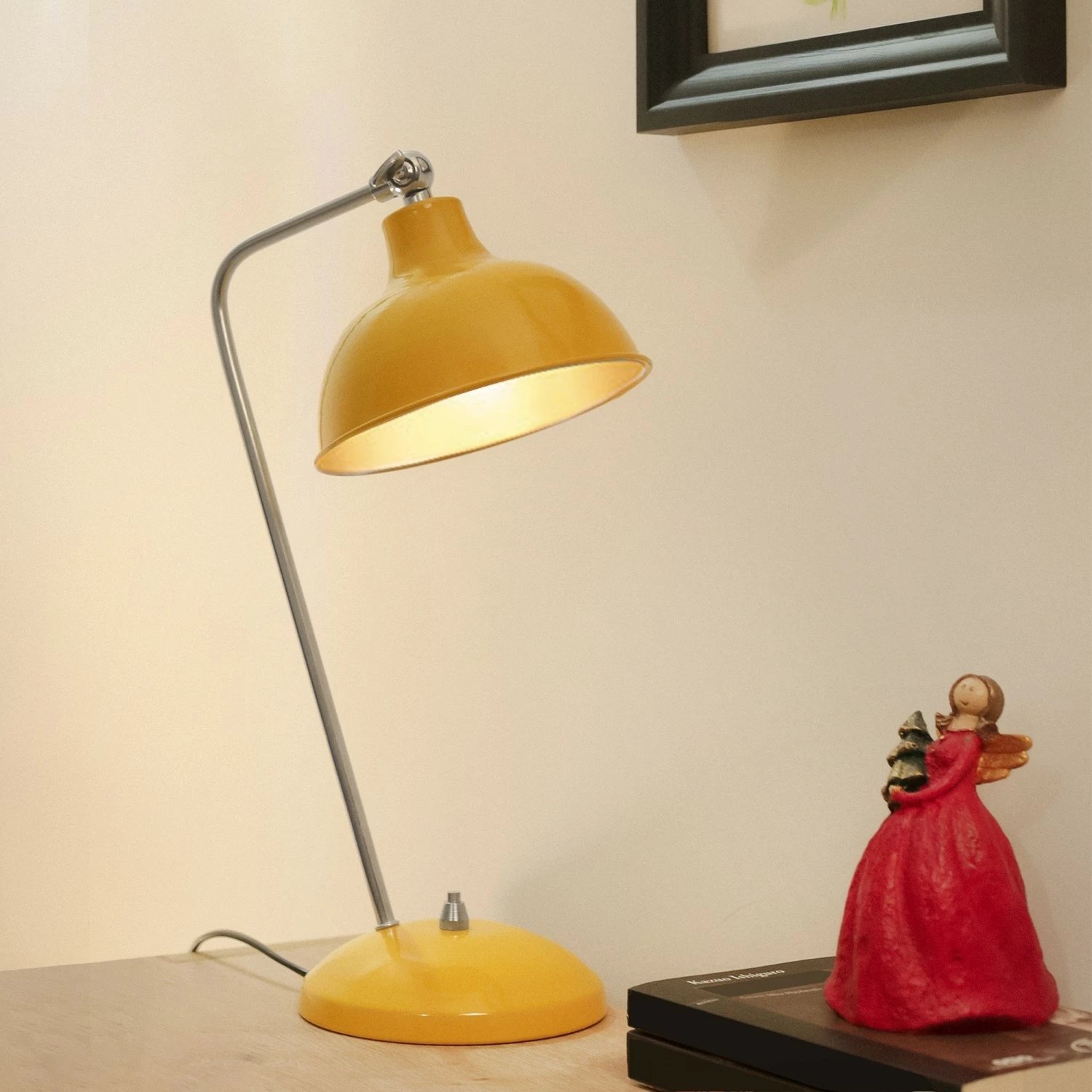 Llambë tavoline Opviq, ngjyrë mustard, 241300