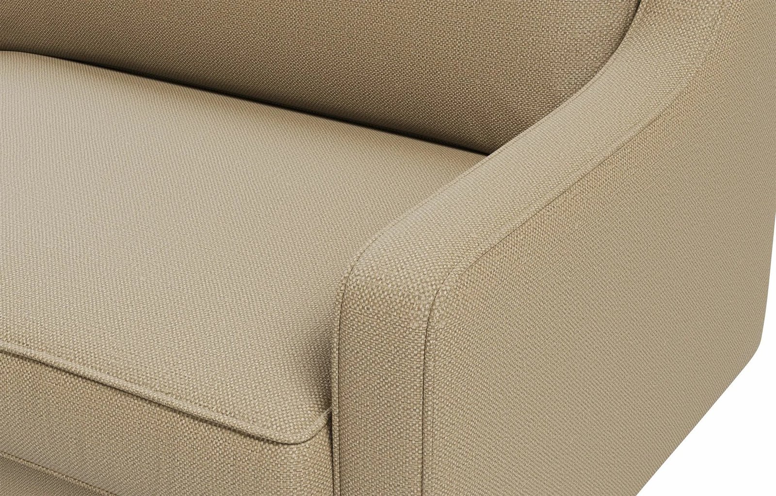 Karrige një vendëshe Robin 1, ngjyrë Beach, këmbë Walnut