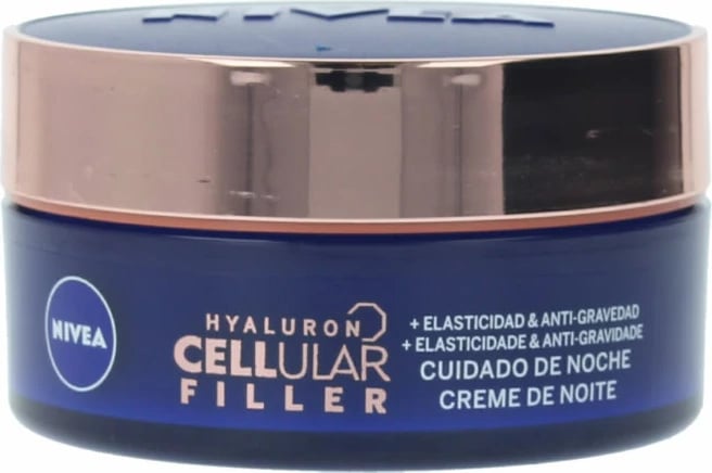 Krem nate për fytyrë Nivea Hyaluron Cellular Filler unisex 50ml Krem nate për fytyrë Nivea Hyaluron Cellular Filler unisex 50ml