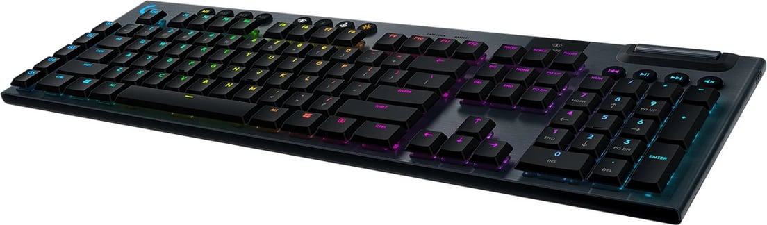 Tastierë gaming pa kabllo, Logitech G915 Lightspeed 920-008903, GER layout, RGB, e zezë