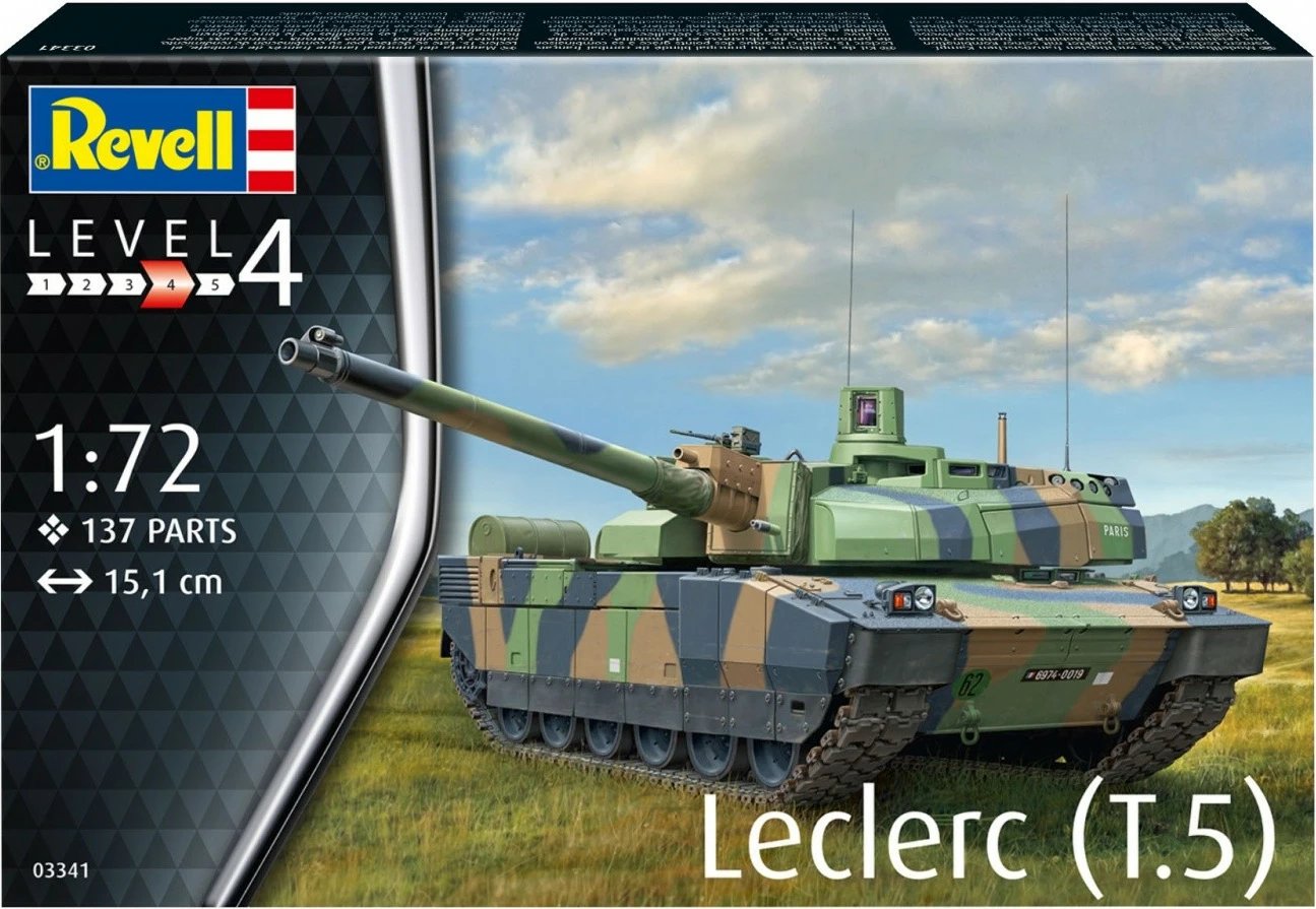 Model plastik tank Revell Leclerc T5, 1:72, 137 pjesë Model plastik tank Revell Leclerc T5, 1:72, 137 pjesë