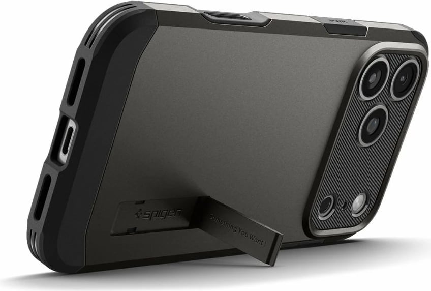 Mbështjellës Spigen Tough Armor T MagSafe për iPhone 17 Pro Max, gri