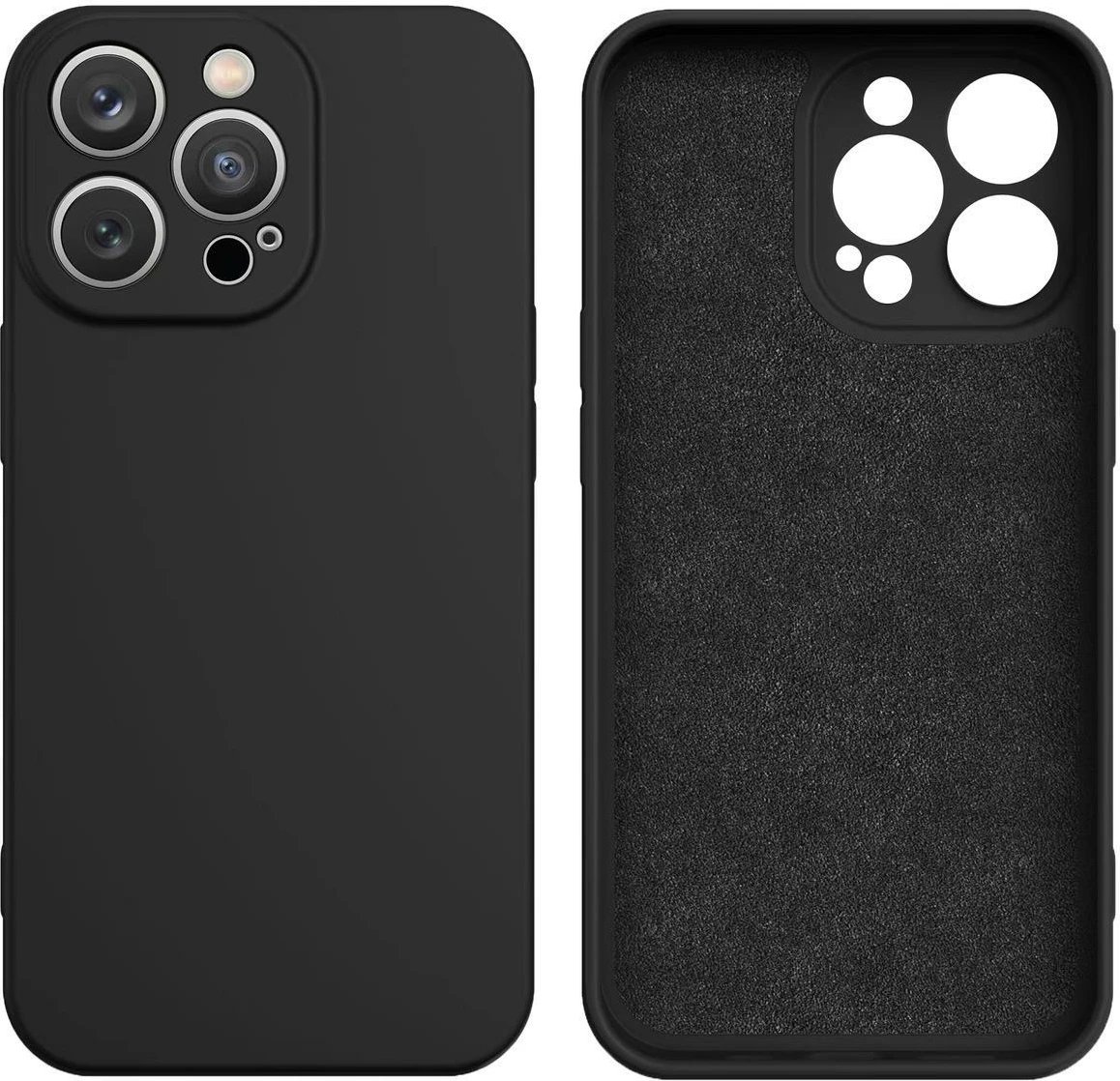 Mbështjellës silikoni Hurtel për Xiaomi Redmi Note 11/Note 11S, i zi