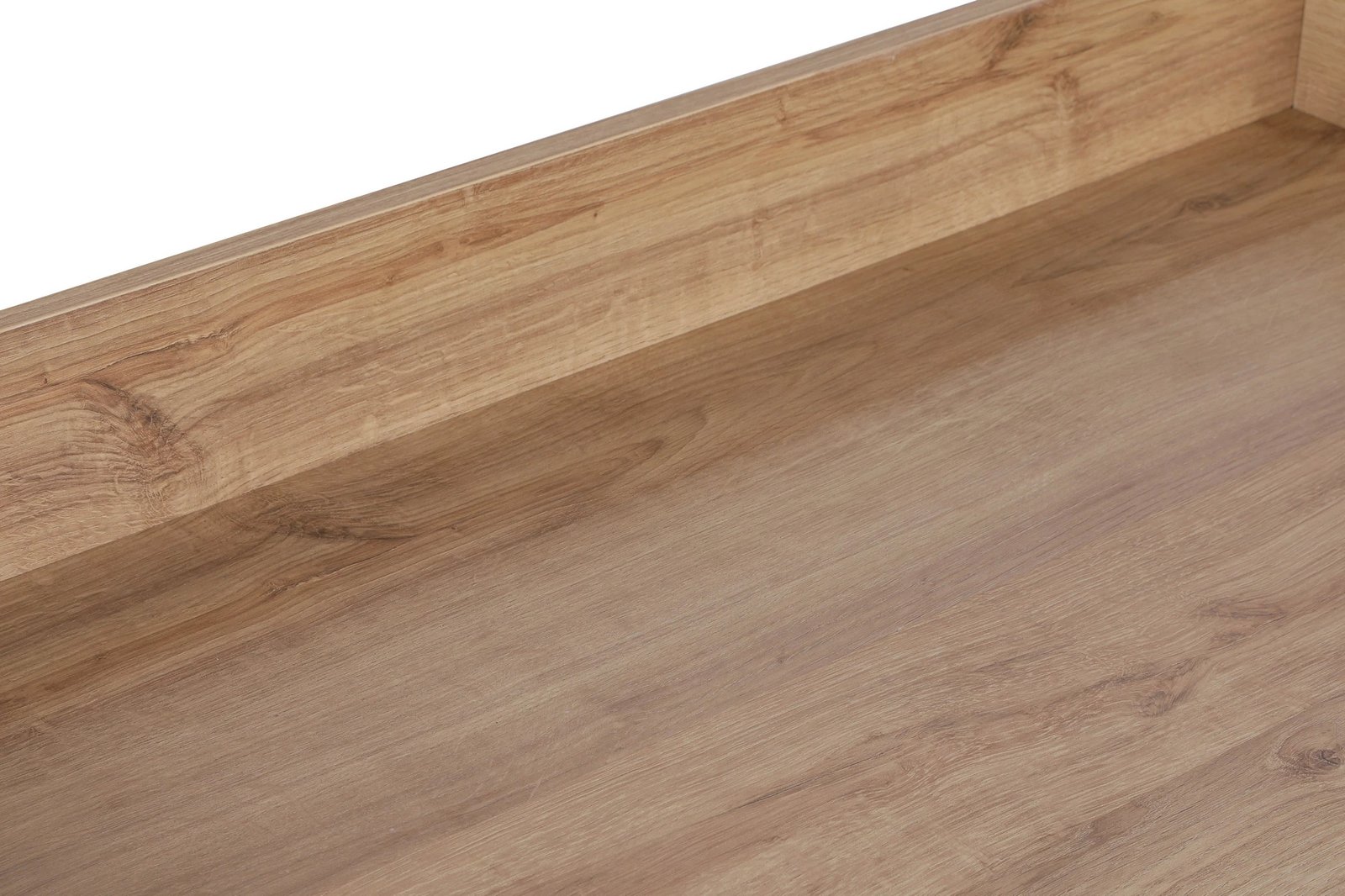 Tavolinë pune për studim, ngjyrë lisi dhe e zezë, Skye Decor Monaco