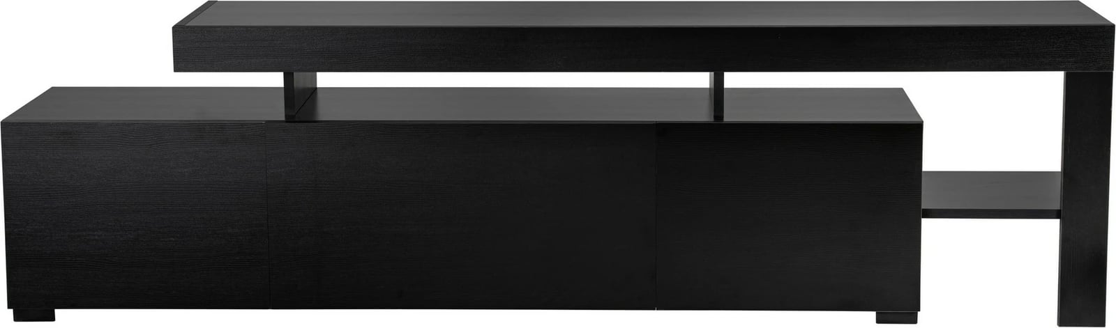 Komodë për TV Hanah Home, Beliz, ngjyrë dru e zezë