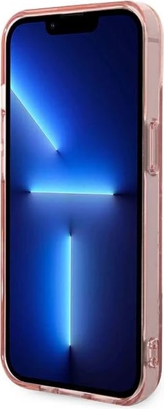 Mbështjellës Karl Lagerfeld Mono Vertical Stripe për iPhone 14 Plus 6.7", Rozë