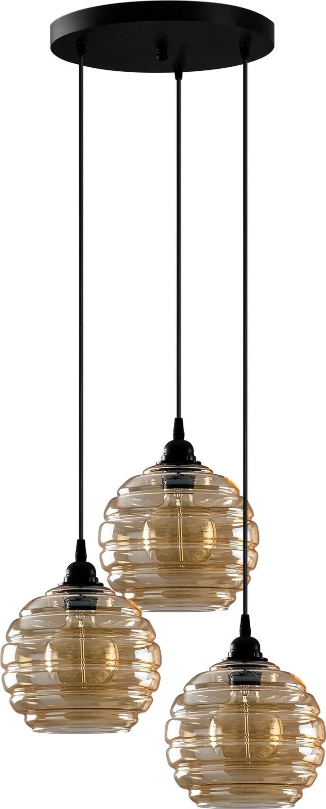 Llambë tavani Opviq, ngjyrë ari dhe e zezë, 011