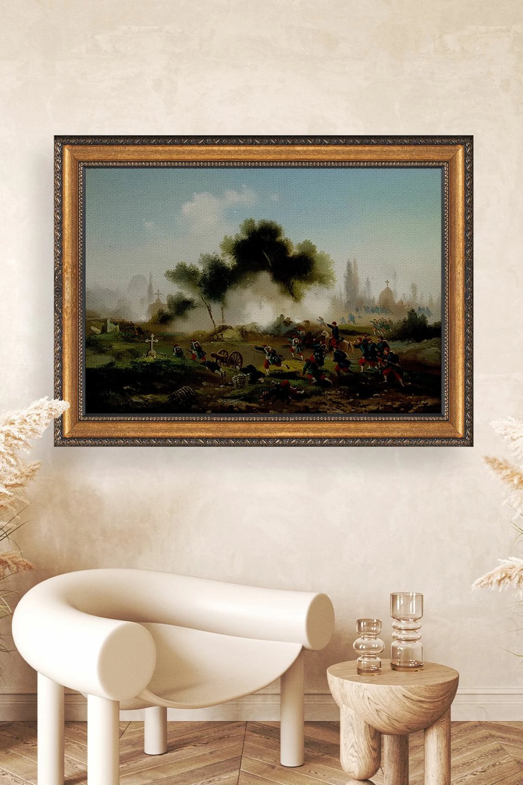 Pikturë dekorative në kanavacë me kornizë, shumëngjyrëshe, Wallity, ATCRCVCNVSMDL47, 40x60cm