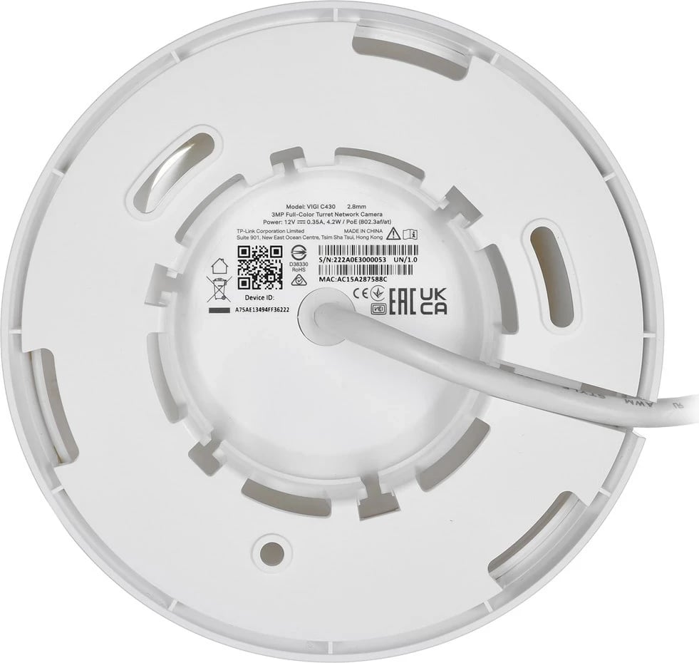 Kamerë rrjeti TP-LINK VIGI C430, 3 MP, 2.8 mm, Full-Color