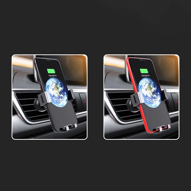 Mbajtës gravitacional për celular Hurtel YC08, për grilë të ajrit, i zi Mbajtës gravitacional për celular Hurtel YC08, për grilë të ajrit, i zi