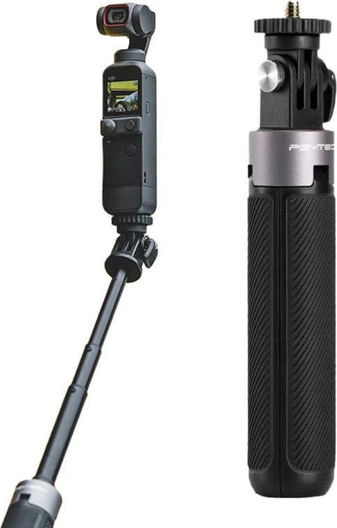 Tripod mini PGYTECH Pocket P-GM-117 me zgjatje për kamera sportive, i zi
