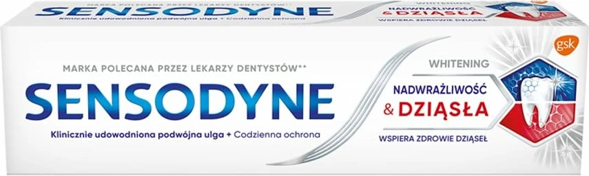 Pastë dhëmbësh Sensodyne Hypersensitivity & Gums Whitening 75ml