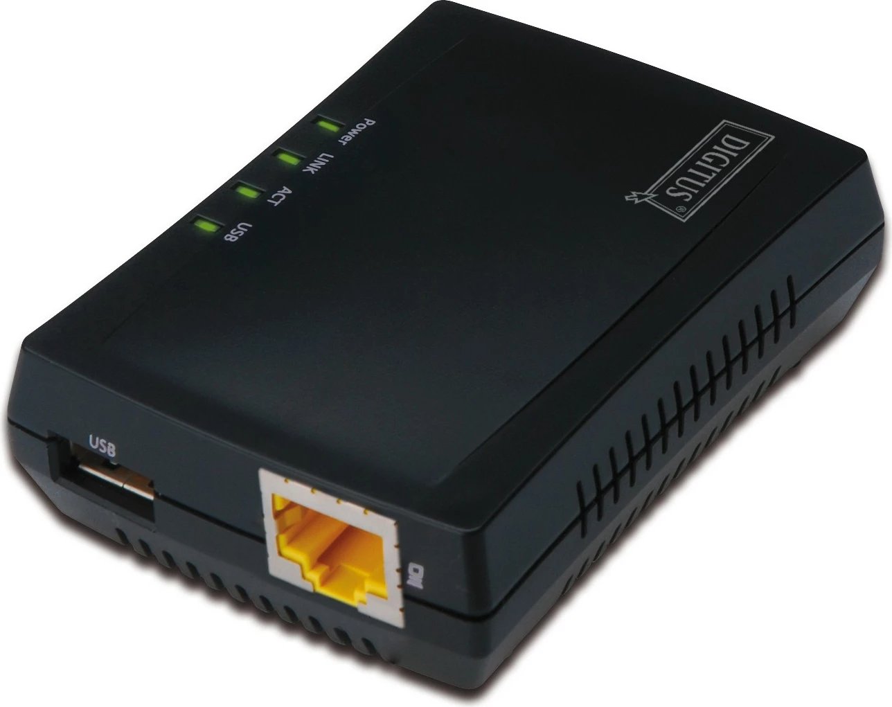 Server rrjeti Digitus 1-Port USB 2.0, i zi