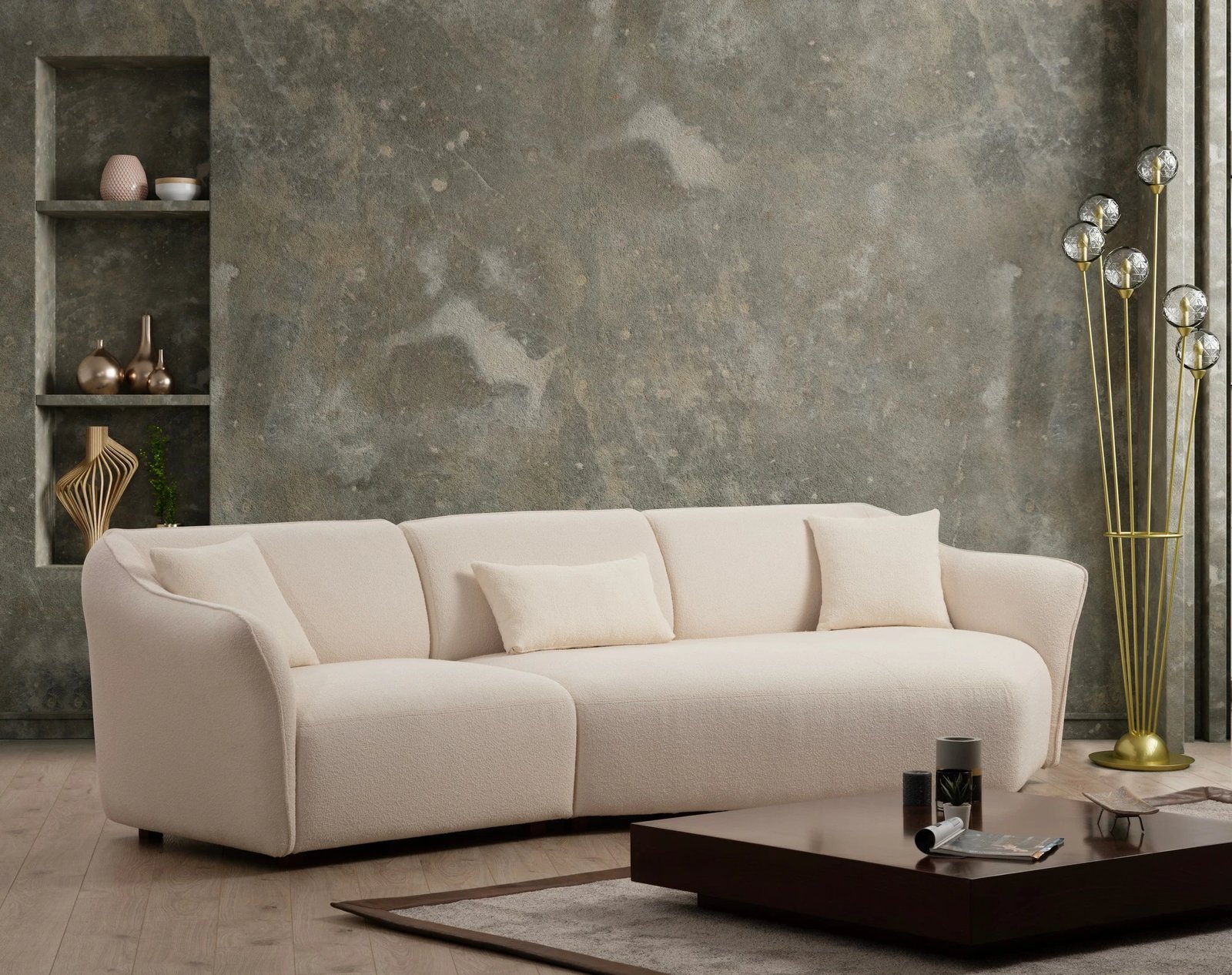 Këndare Mentıs Corner 6, krem, Atelier del Sofa