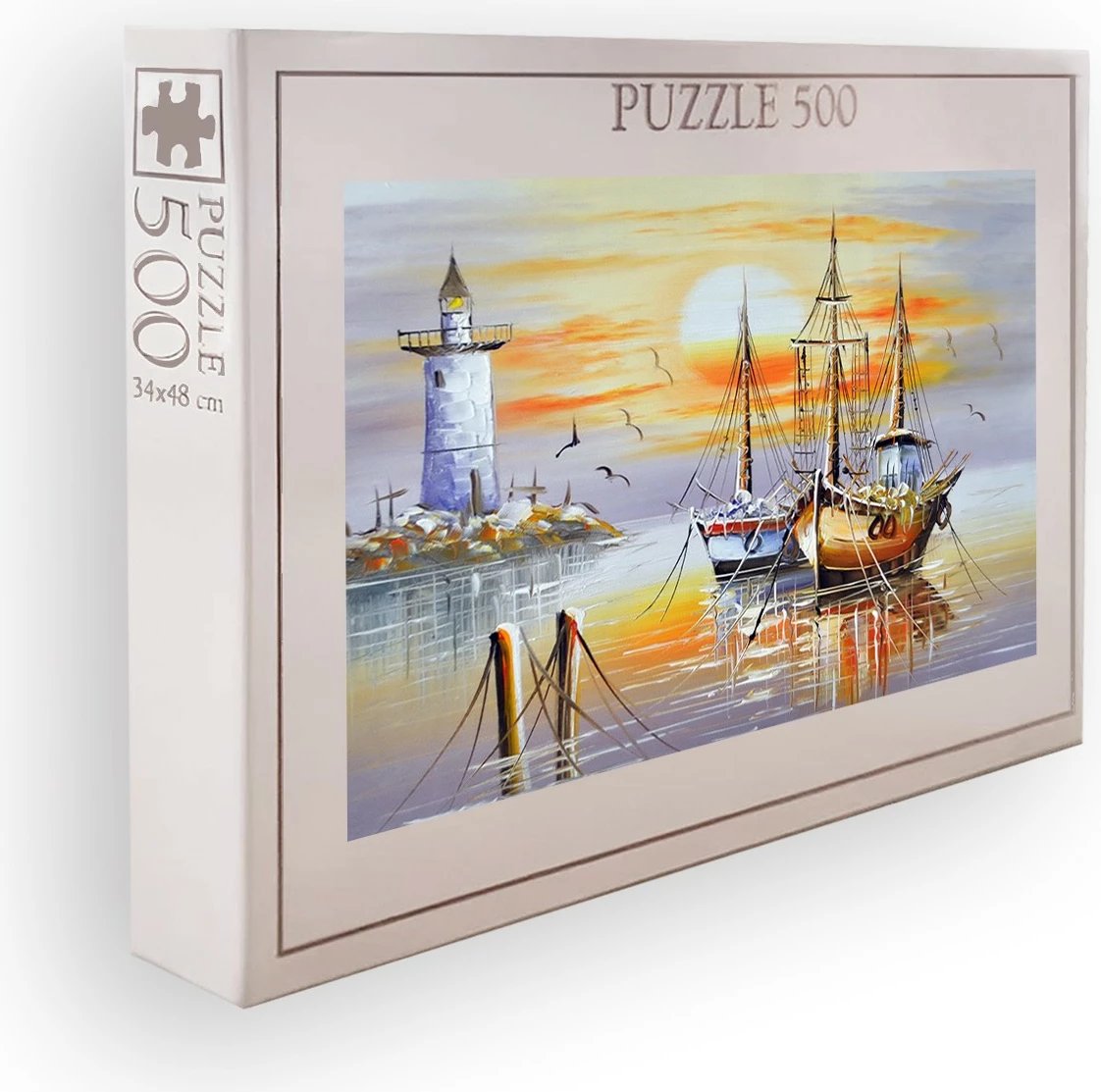 Puzzle 500 copë, Evila Originals, shumëngjyrësh, PZL_027_500