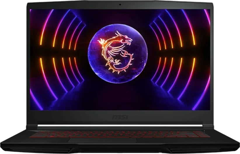 Gaming Laptop MSI, GF63 12VE-665XPL Thin, 39.6 cm (15.6") Full HD Intel® Core™ i5 i5-12450H 16 GB DDR4-SDRAM 512 GB SSD NVIDIA GeForce RTX 4050 Wi-Fi 6 (802.11ax) Black