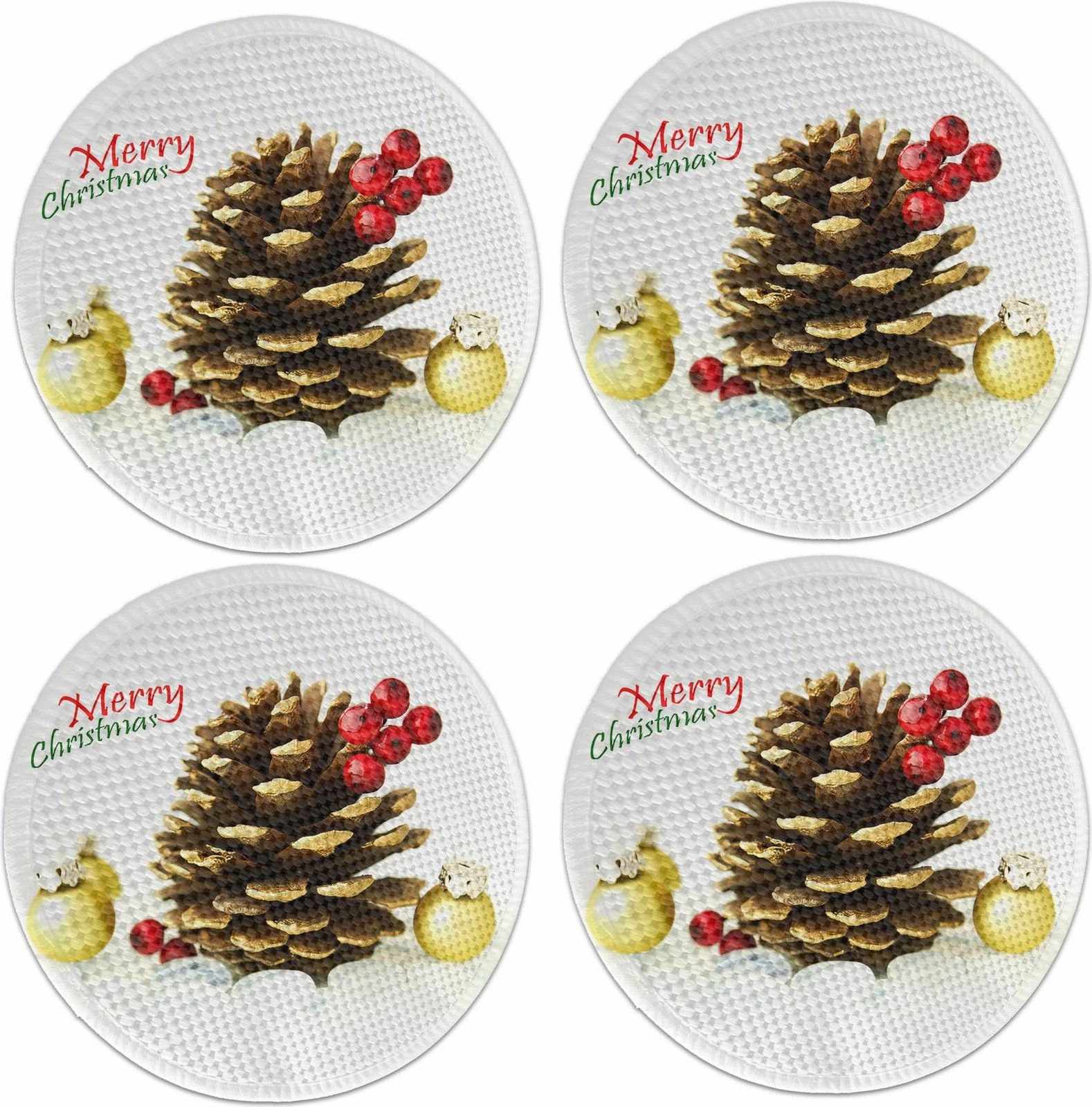 Set nënshtrues tavoline Hermia Concept, dizajn festash, 3754Supla, 4 copë