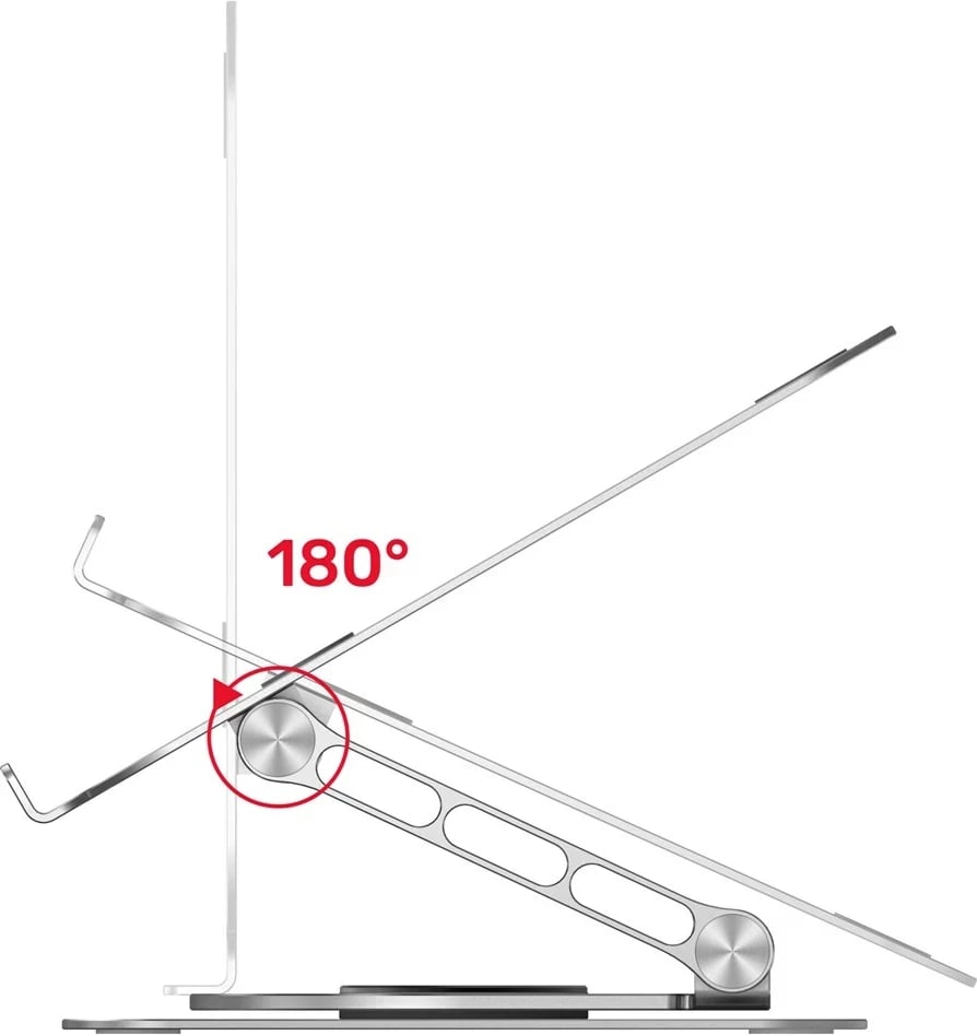 Mbajtës laptopi Unitek OT180SL01, 10-16", Alumini