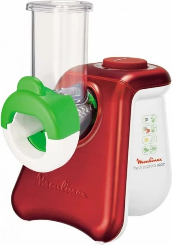 grirës dhe prerës elektrik, Moulinex Fresh Express Max DJ8115, 250W, kuq e bardhë