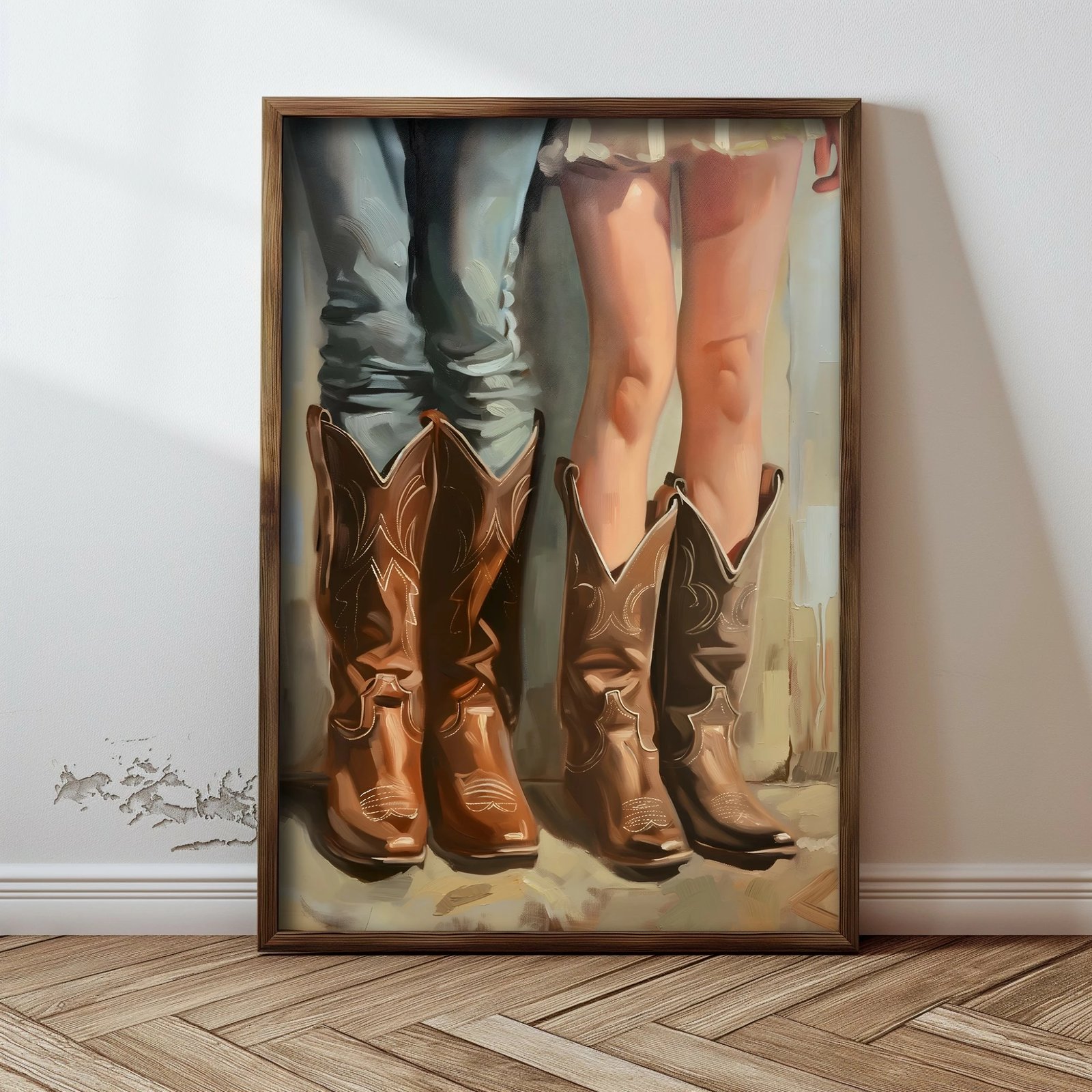 Pikturë dekorative me kornizë MDF, shumëngjyrëshe, Wallity, GE097-L