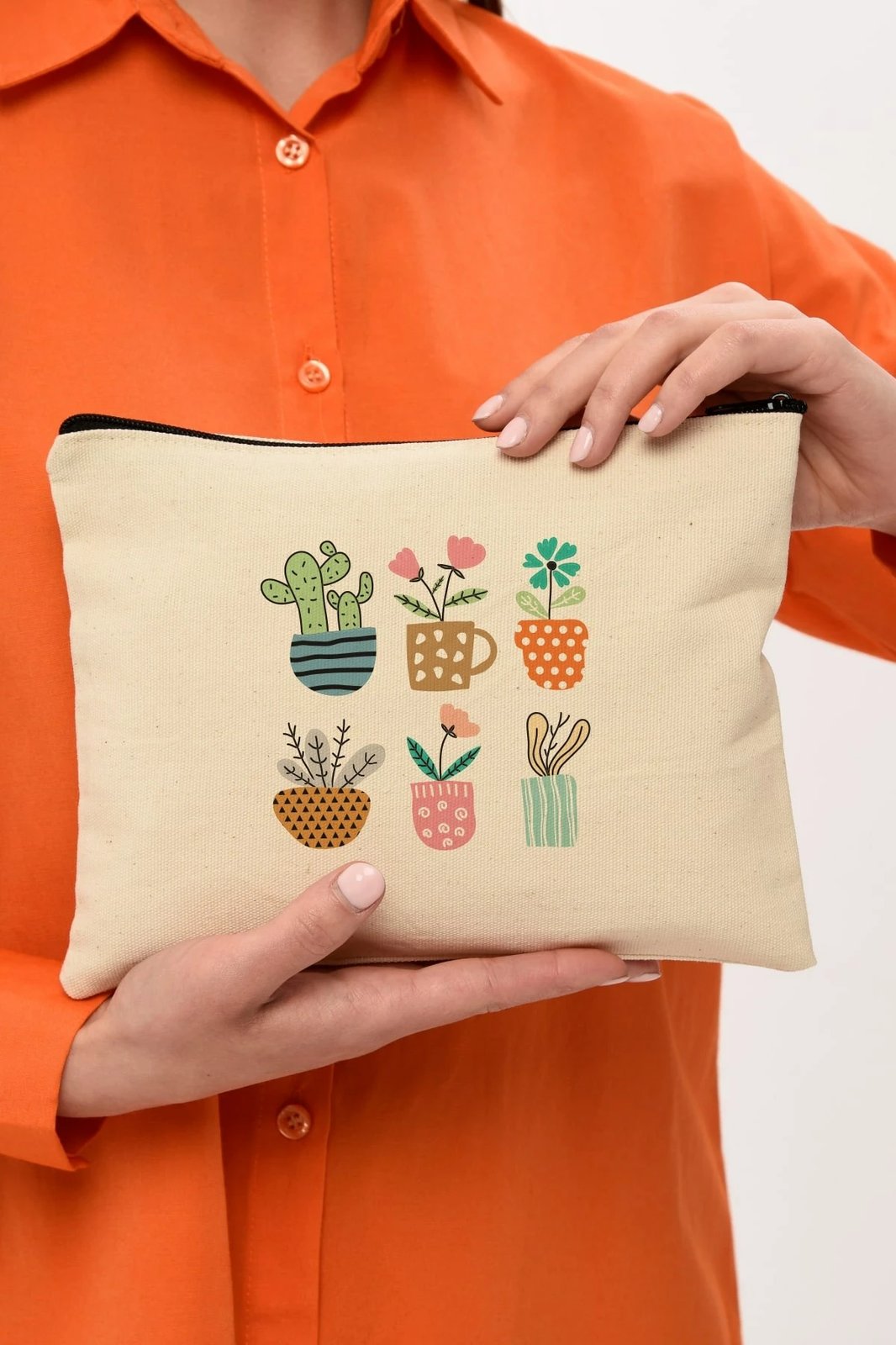 Qese për make-up Zoozie Bags, 0718, krem