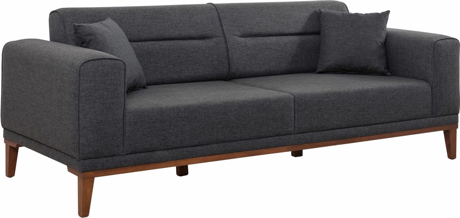 Set divani-krevat me karrige, ngjyrë antracit, LİONES-TKM1-1053